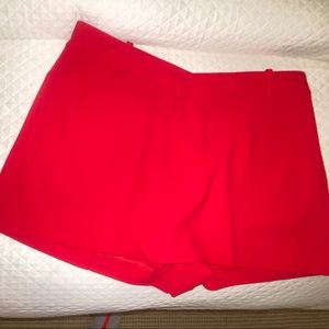Red/fuscia depending on lighting color Alice and Olivia Cady Shorts size 6